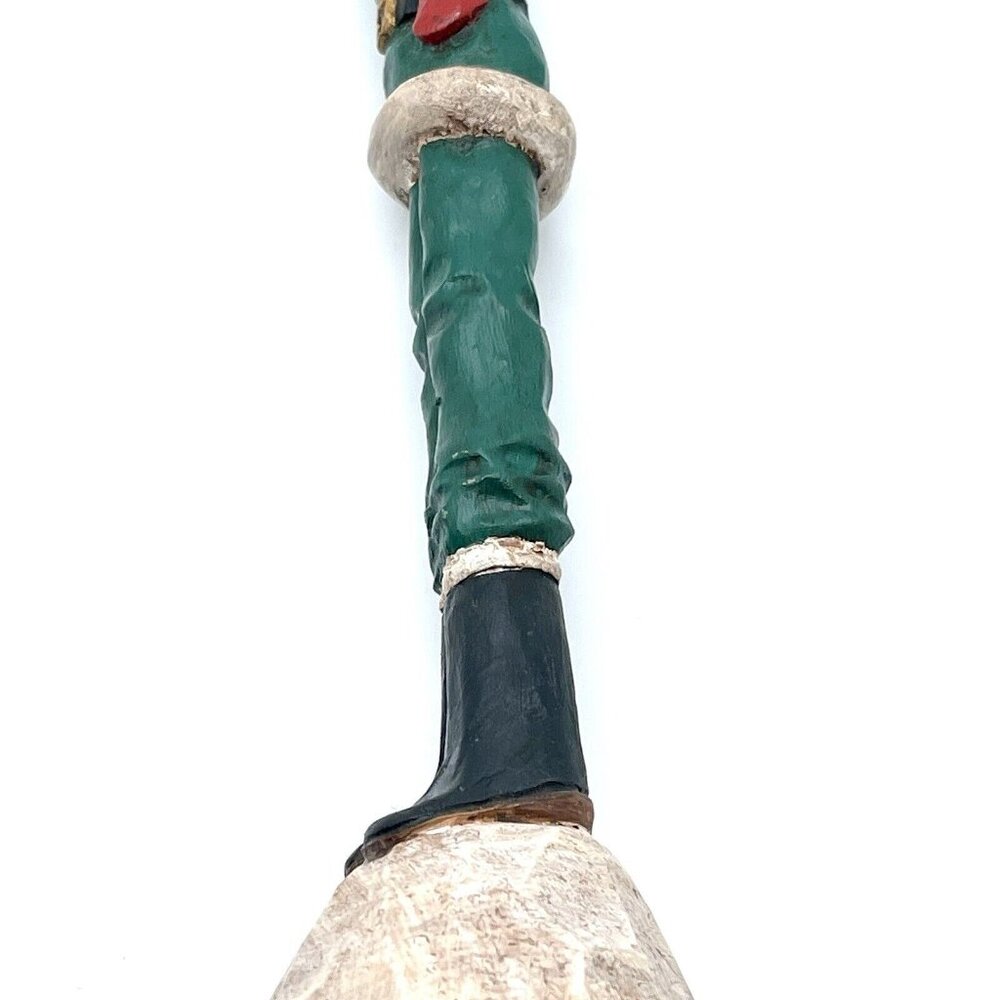 Jim Shore Christmas Pencil Santa Claus Green 1990 11.5” Tall KLE 2509 JS 7 - Picture 14 of 16